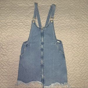Jean Overalls Dress